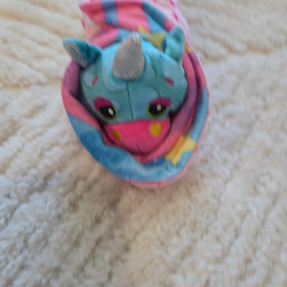 Cutetitos Carnivalitos Unicorn With Blanket Plush Animal Wrap B15